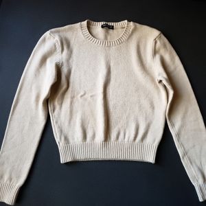 Cropped Knit Sweater